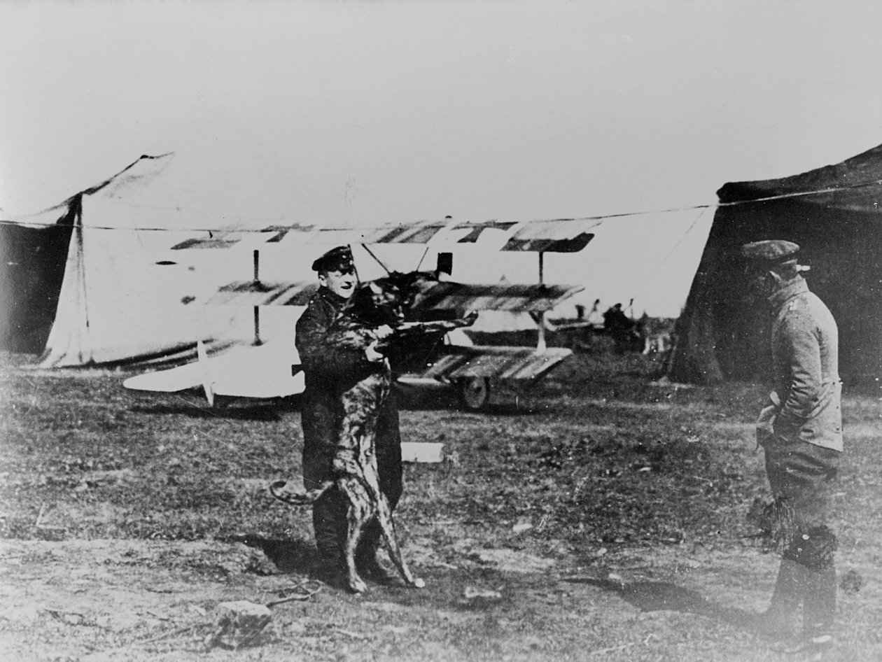 The Red Baron and his dog by Photographer German