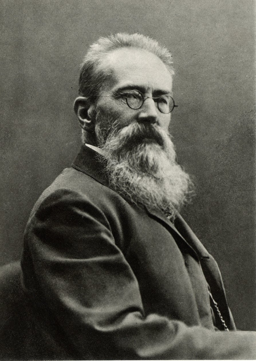 Nikolay Andreievich Rimsky-Korsakov by Photographer Russian