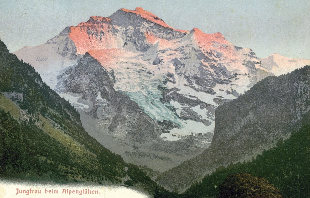 Alpenglow, Jungfrau, Switzerland by Photographer Swiss