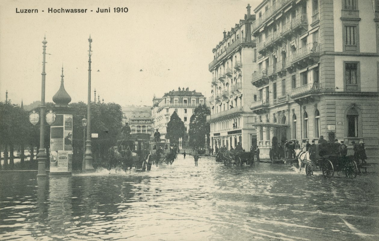 Floods, Lucerne, Switzerland by Photographer Swiss