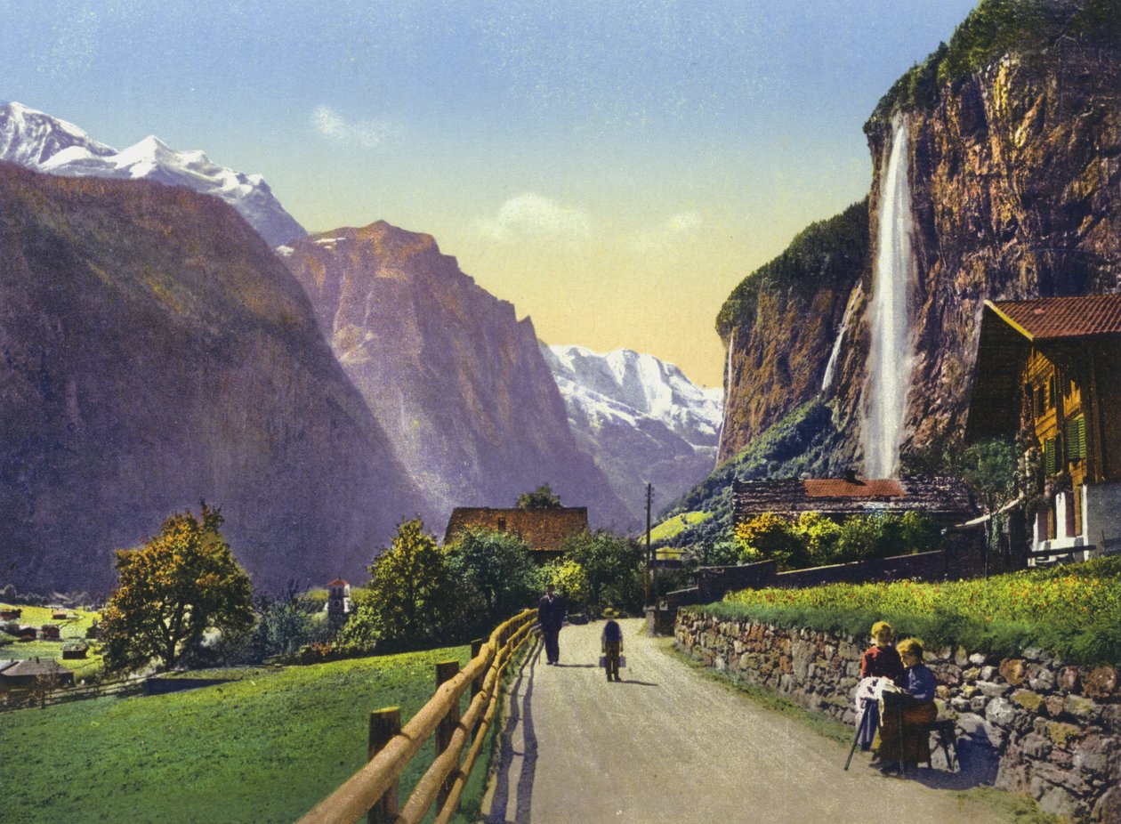 Lauterbrunnen, the Staubbach by Photographer Swiss