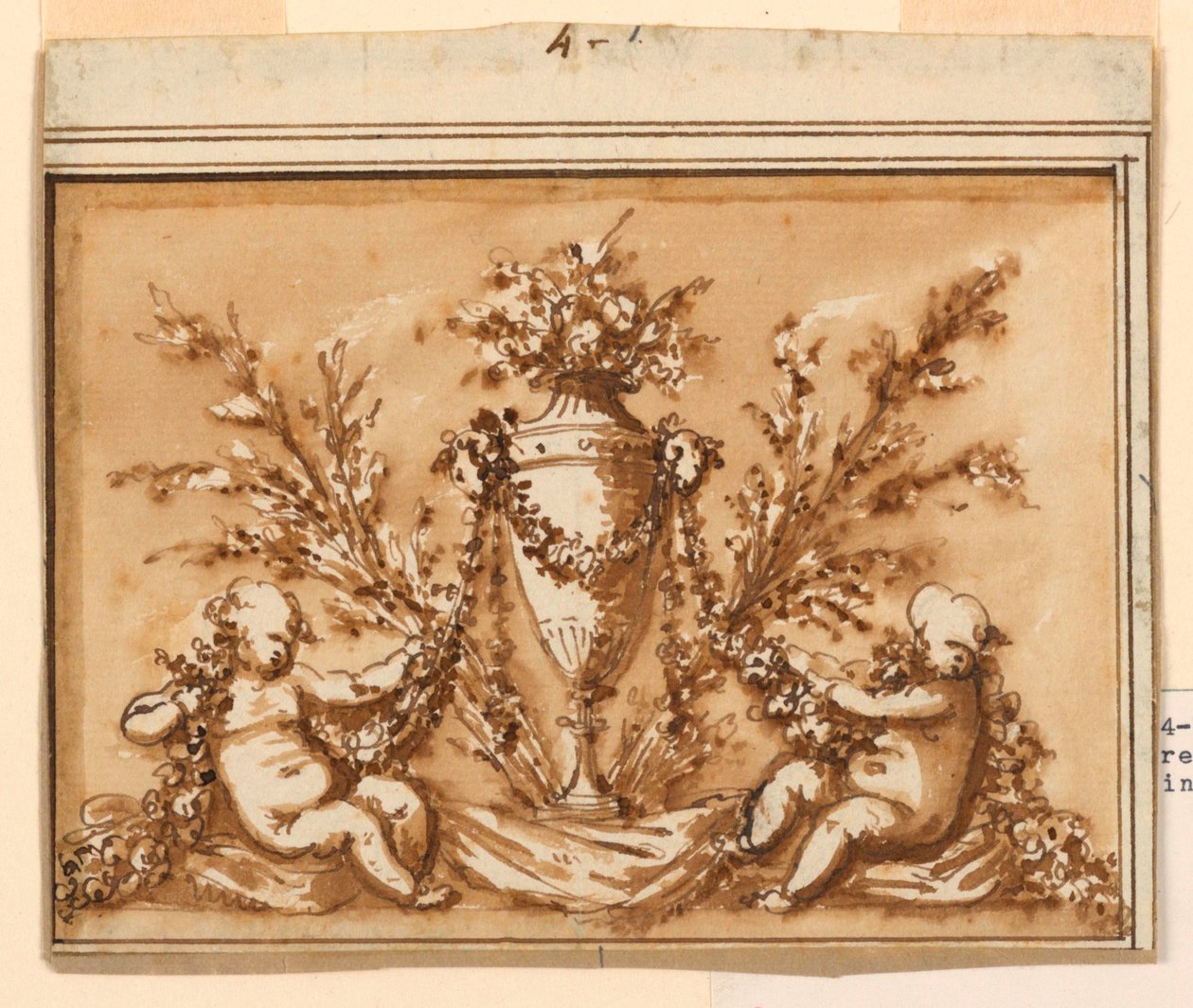 Design for an Overdoor by Piat Joseph Sauvage