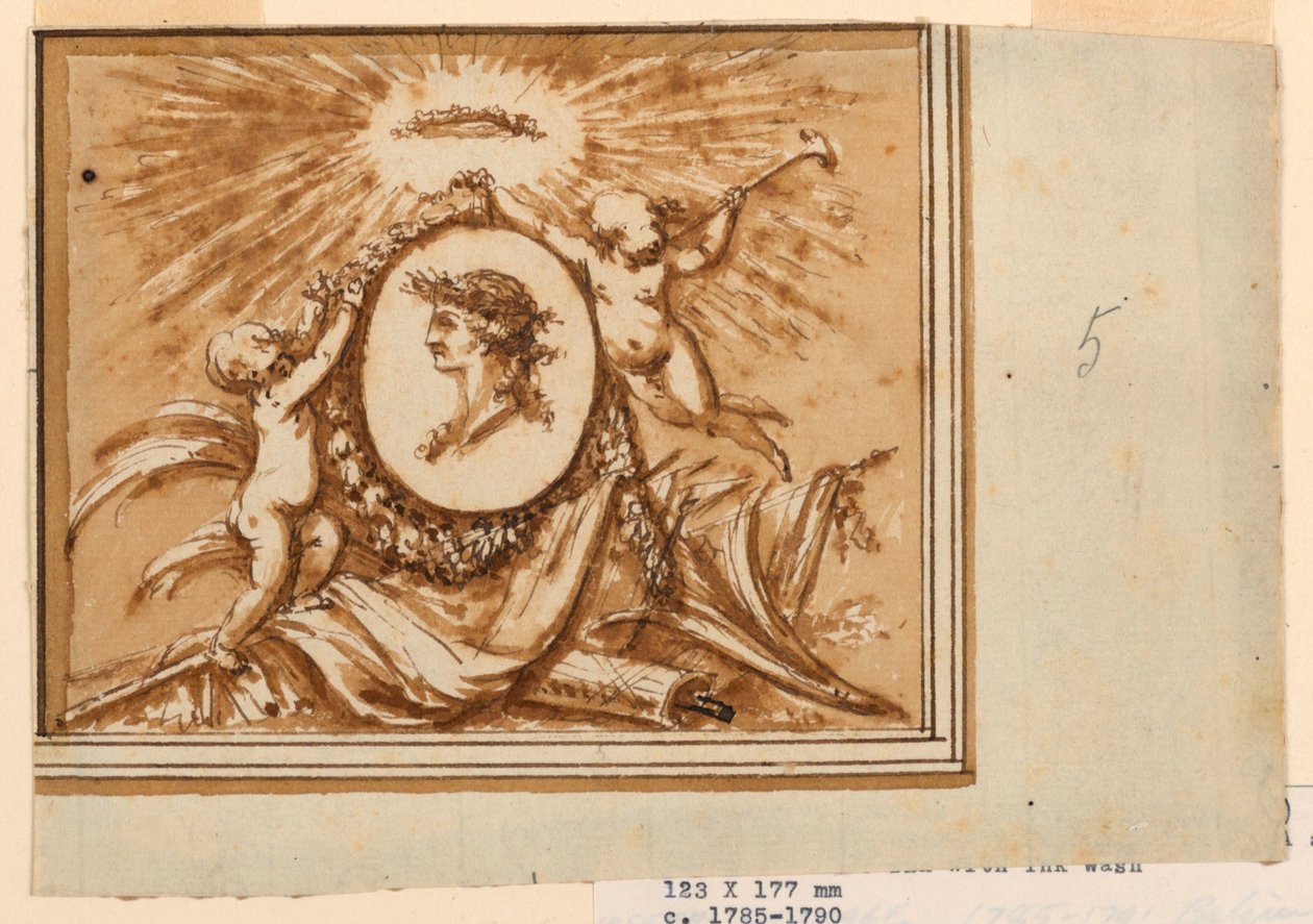 Design for an Overdoor by Piat Joseph Sauvage