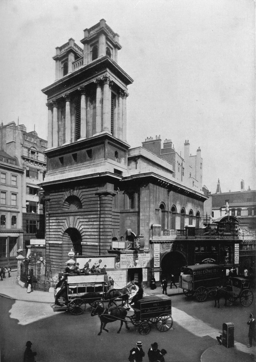 Church of St Mary Woolnoth, City of London by Pictorial Agency