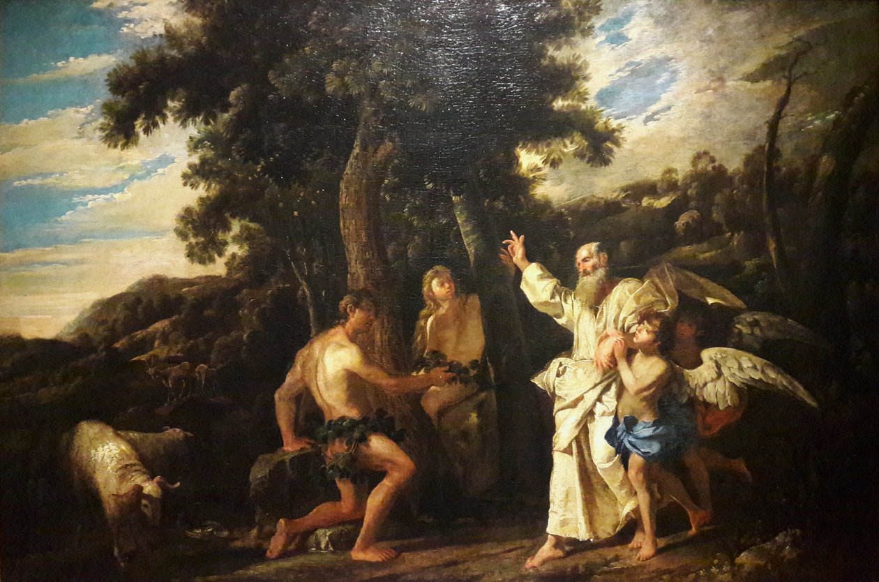 Expulsion from Paradise by Pier Francesco Mola