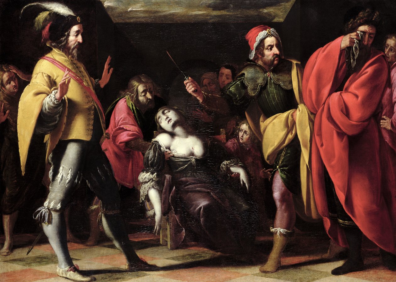 The Oath of Brutus over the Body of Lucretia by Pier Francesco Morazzone