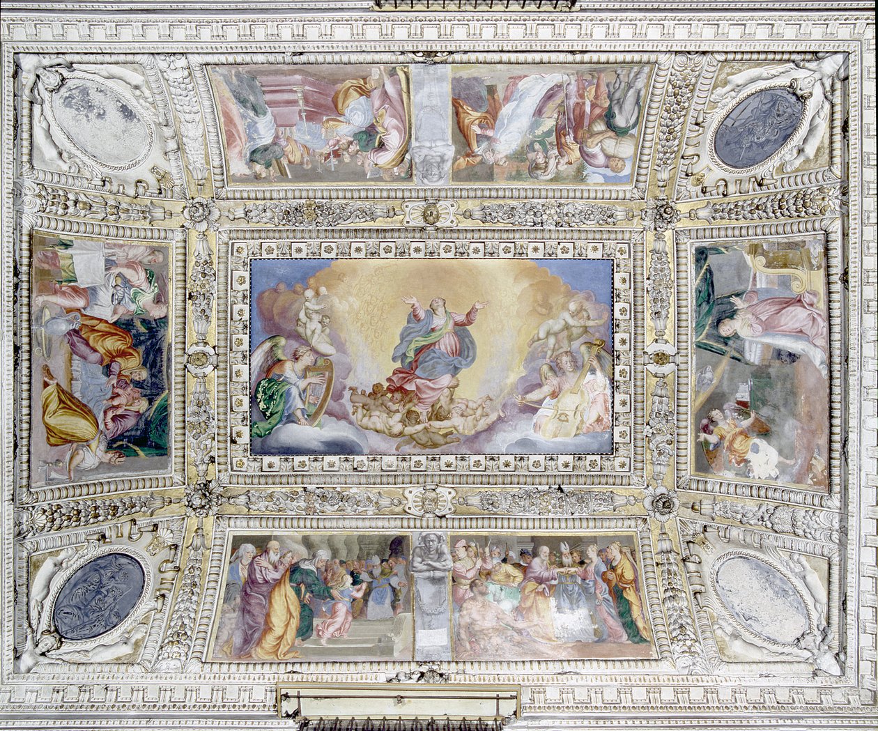 Scenes for the Life of the Virgin Mary and Assumption by Pier Francesco Morazzone
