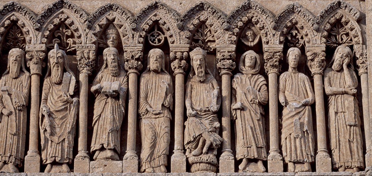 Frieze with Old Testament characters, Cathedral of Santa Maria, Castile and Leon, Spain by Blaise Nicolas Le Sueur