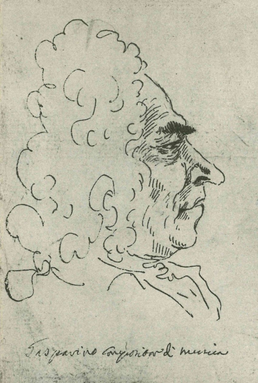 Francesco Gasparini by Pier Leone Ghezzi