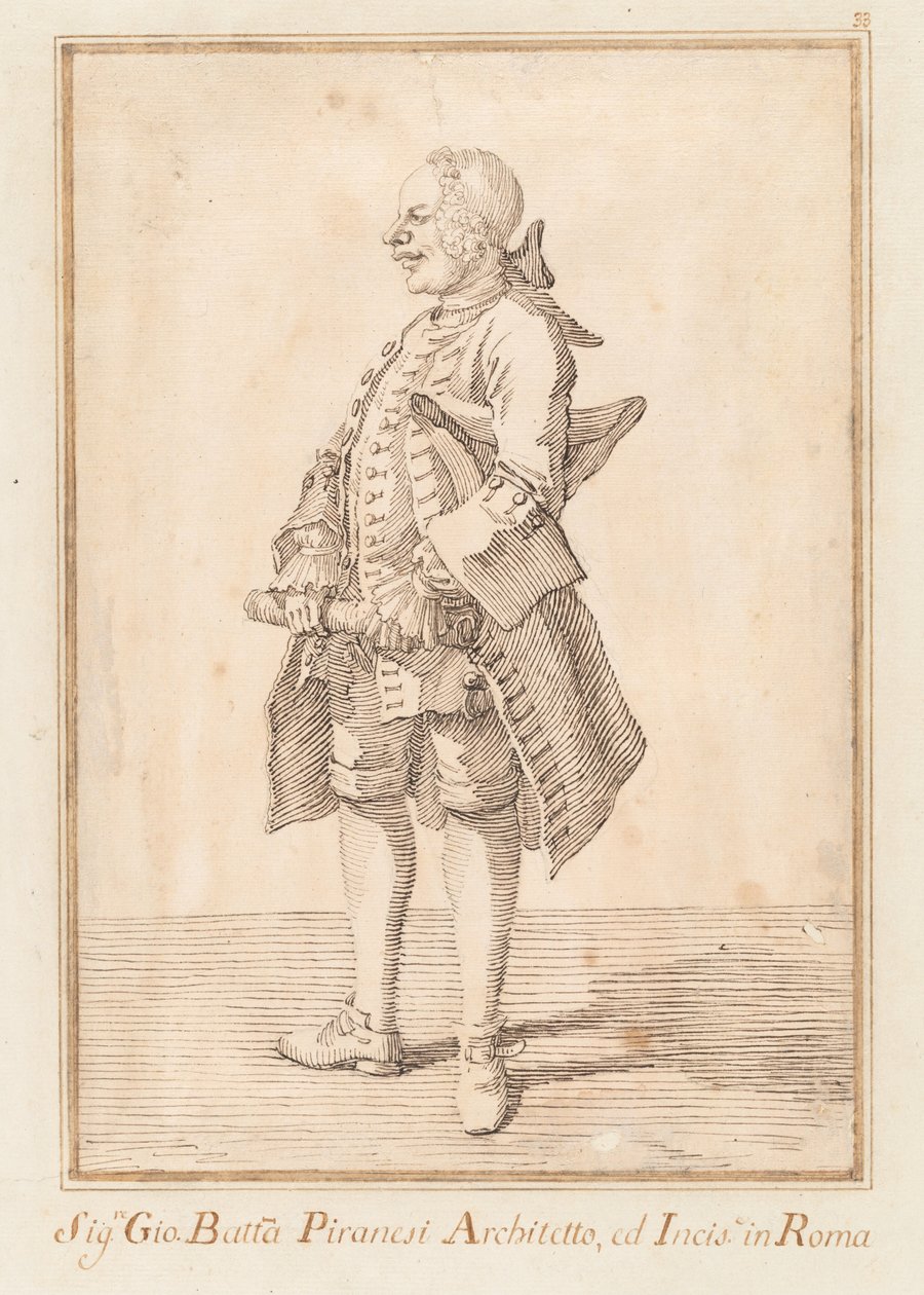 Giovanni Battista Piranesi by Pier Leone Ghezzi