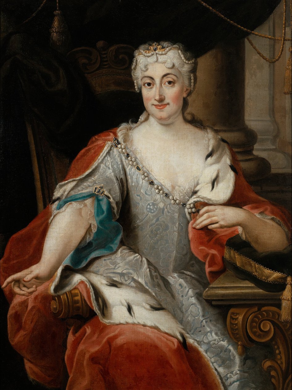 Portrait of Maria Clementina Sobieska by Pier Leone Ghezzi