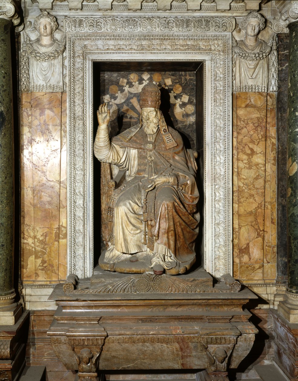 Tomb of Pope Paul IV, Carafa Chapel, Santa Maria sopra Minerva, Rome by Piero Ligorio