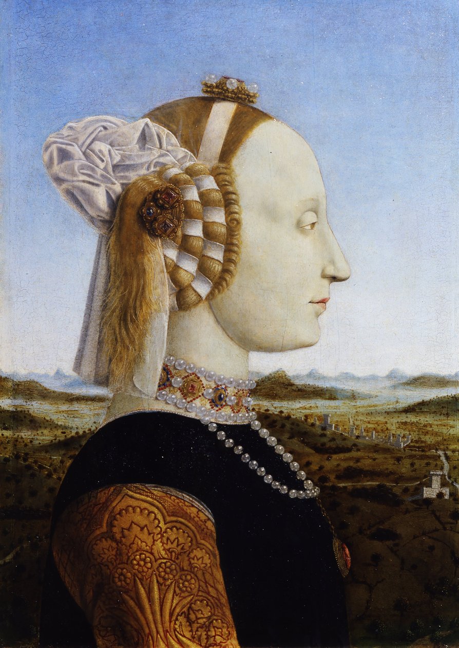 Portraits of the Duke and Duchess of Urbino, Federico da Montefeltro and Battista Sforza by Piero della Francesca