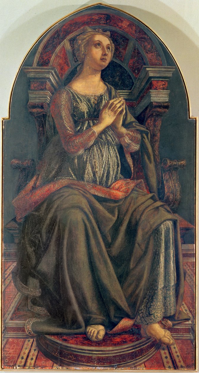 Hope, from a series of panels depicting the Virtues designed for the Council Chamber of the Merchant