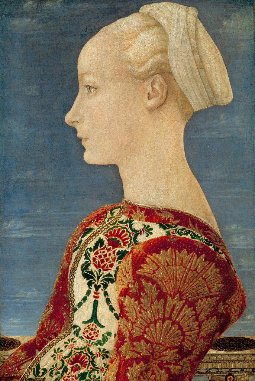 Profile Portrait of a Young Lady, c.1465 by Piero del Pollaiuolo