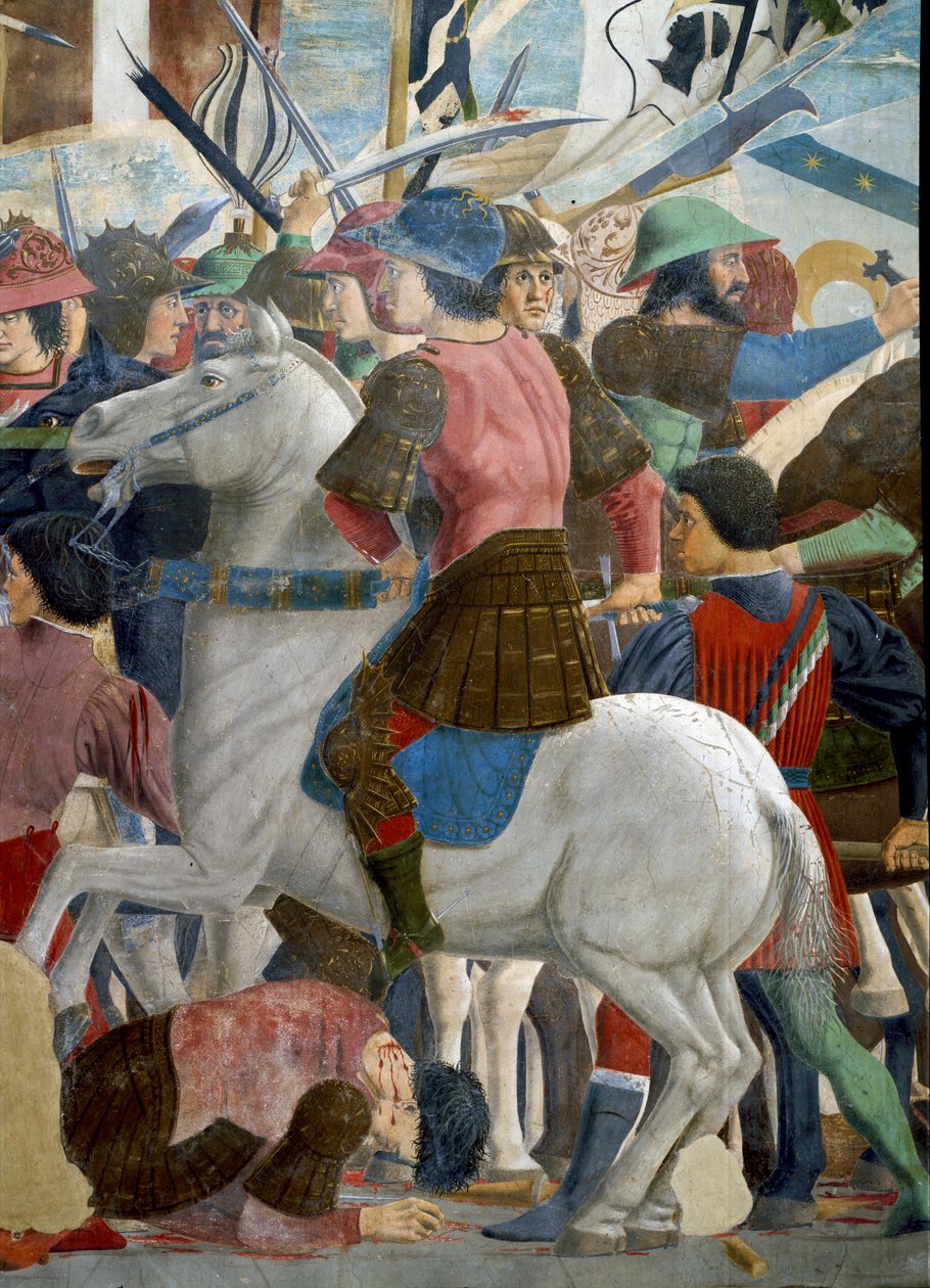 The Legend of the True Cross, the Battle of Heraclius and Chosroes (detail) by Piero della Francesca