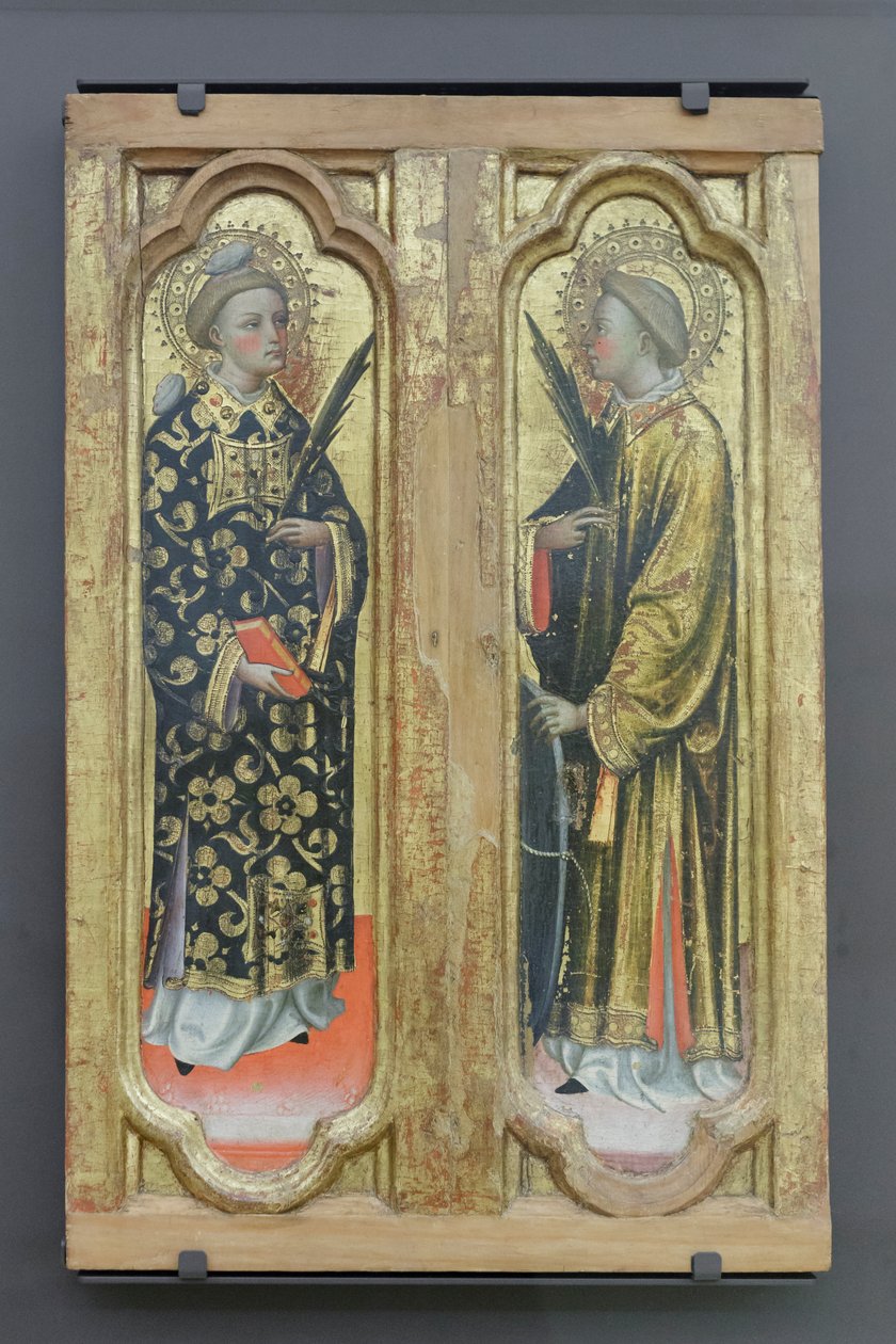 Saint Stephen and Saint Vincent Martyr by Piero di Alvaro