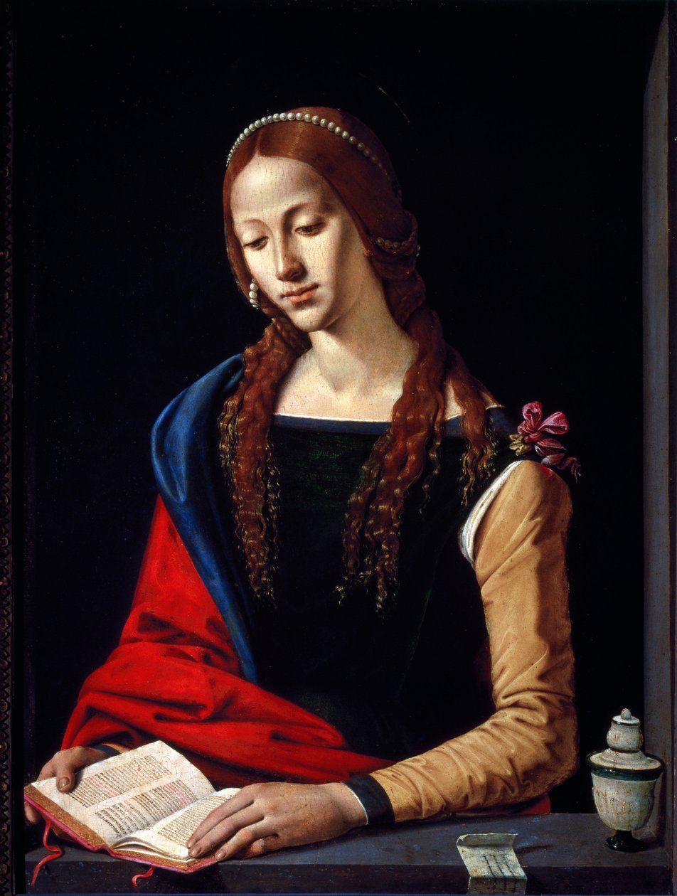 Madeleine. Painting by Piero di Cosimo, 1485-1490. Palazzo Barberini, Galleria Nazionale Arte Antica, Rome by Piero di Cosimo