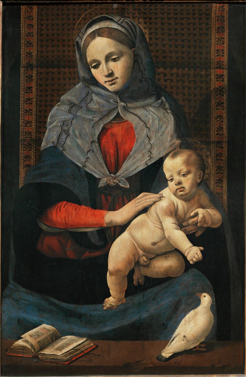 Madonna and Child with a Dove by Piero di Cosimo