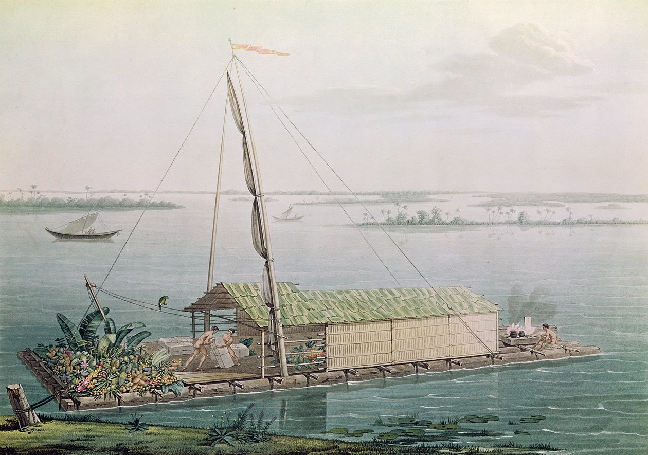 Raft on the Guayaquil River, from 