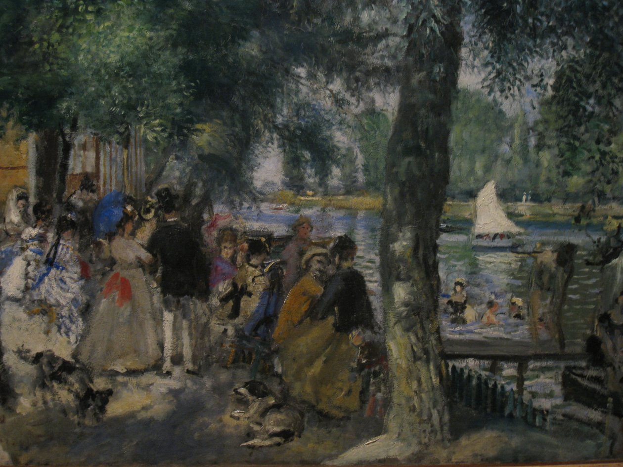 Bathing on the Seine by Pierre Auguste Renoir
