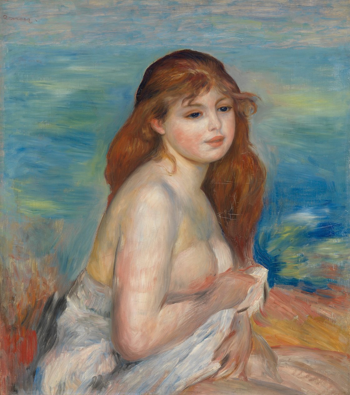 After the Bath by Pierre Auguste Renoir