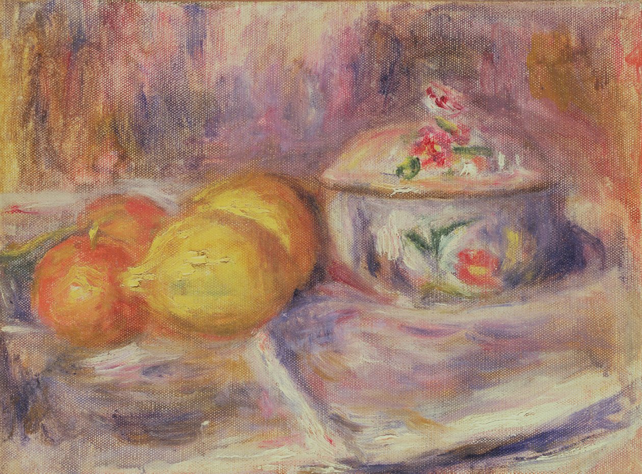 Fruit and Bonbonniere by Pierre Auguste Renoir
