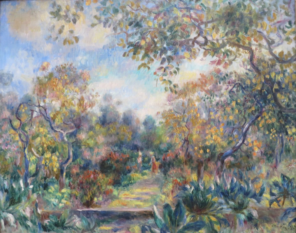Landscape at Beaulieu by Pierre Auguste Renoir