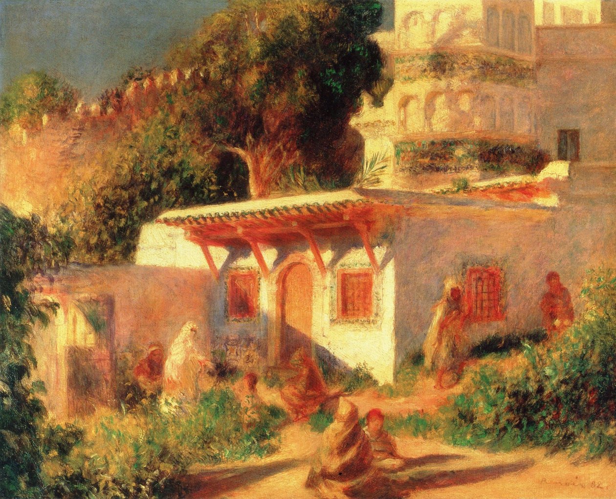 Mosque at Algiers by Pierre Auguste Renoir