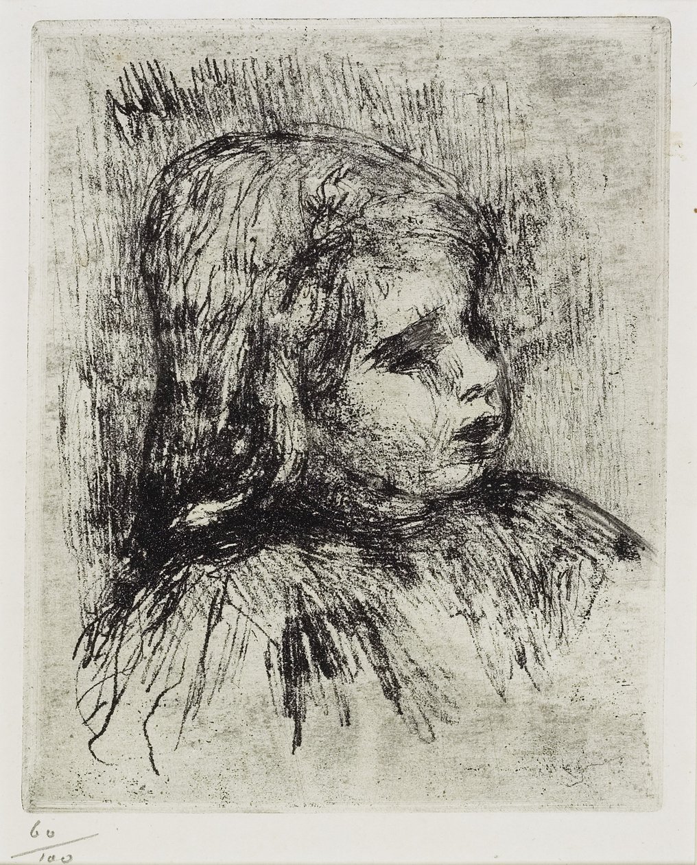 Portrait of Claude Renoir, 1908 by Pierre Auguste Renoir