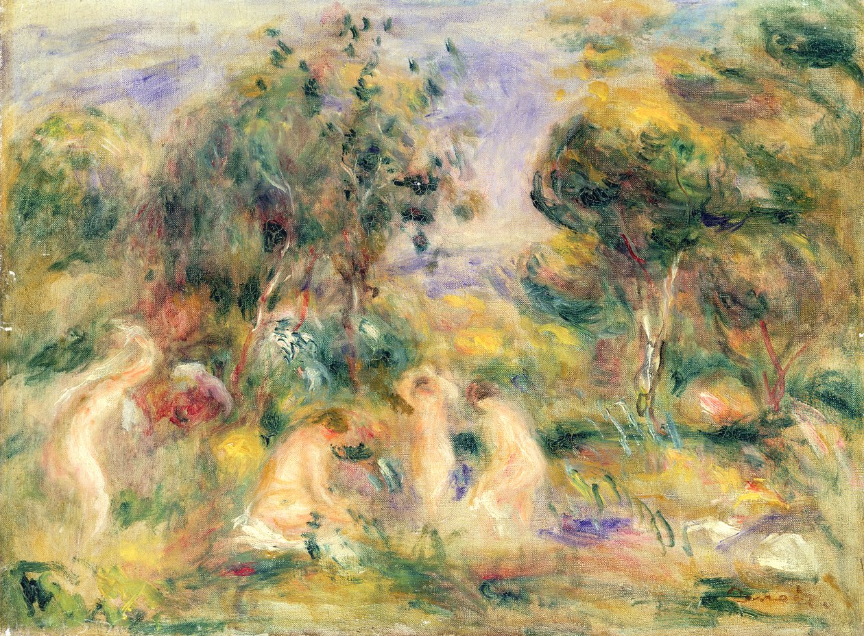 The Bathers by Pierre Auguste Renoir