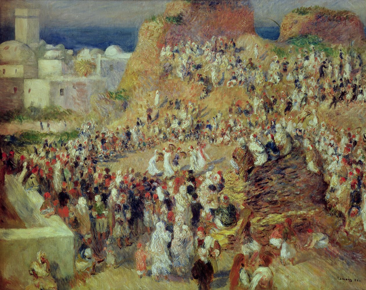 The Mosque, or Arab Festival by Pierre Auguste Renoir