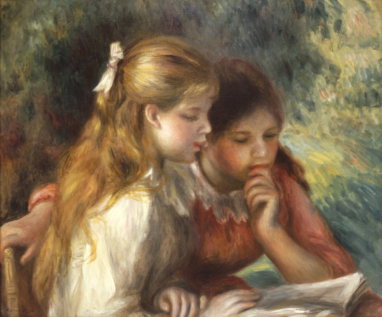 The Reading, c.1890-95 by Pierre Auguste Renoir