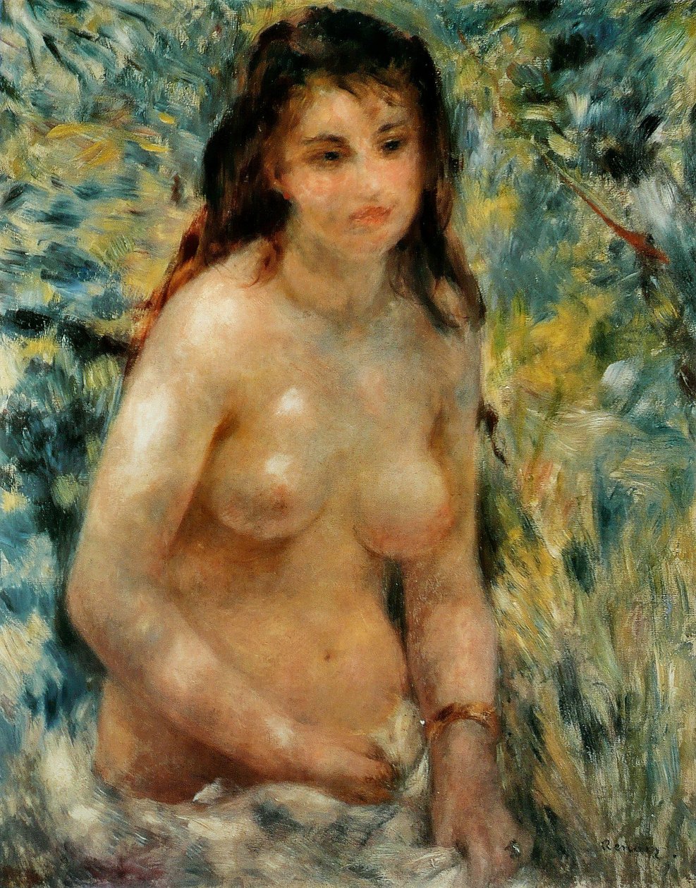 Torso, Sun Effect by Pierre Auguste Renoir