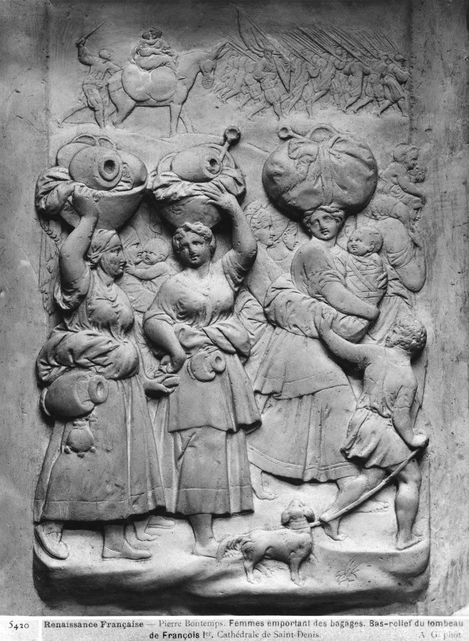 Tomb of Francois I and his wife, Claude of France (detail) by Pierre Bontemps