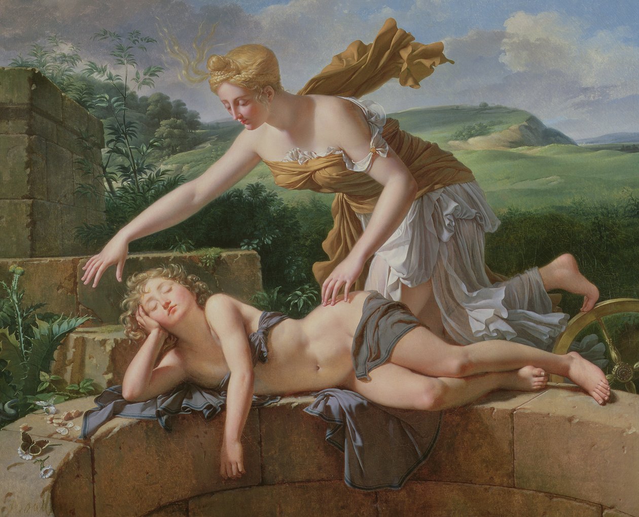 The Child of Fortune, 1801 by Pierre Bouillon