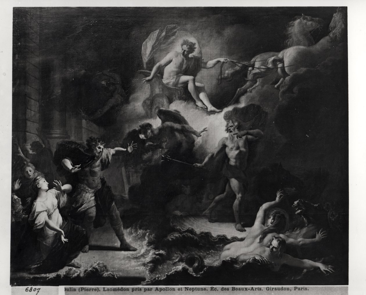 Laomedon Punished by Apollo and Poseidon, 1707 by Pierre Dulin