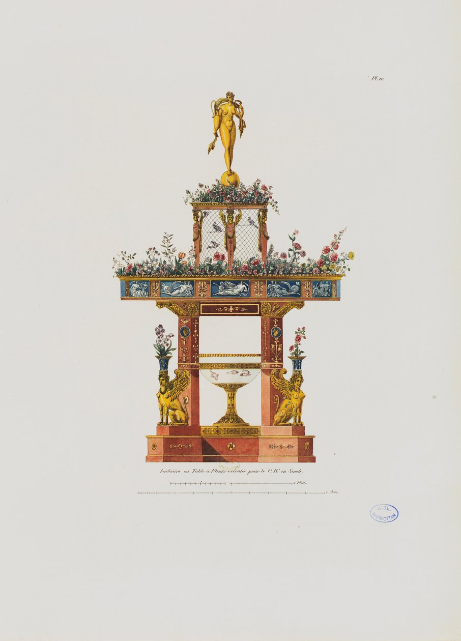 Garden, or Flower Table, from 