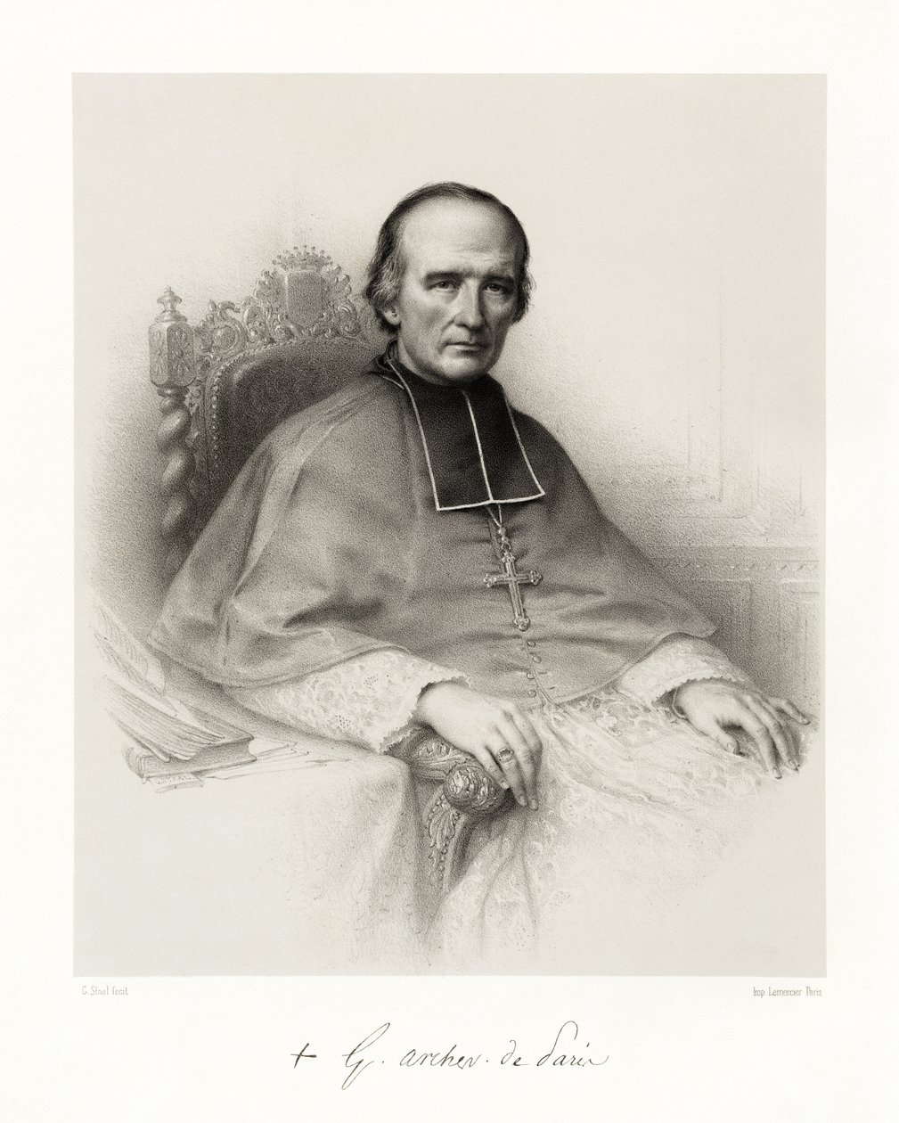 Georges Darboy by Pierre Gustave Eugene Staal