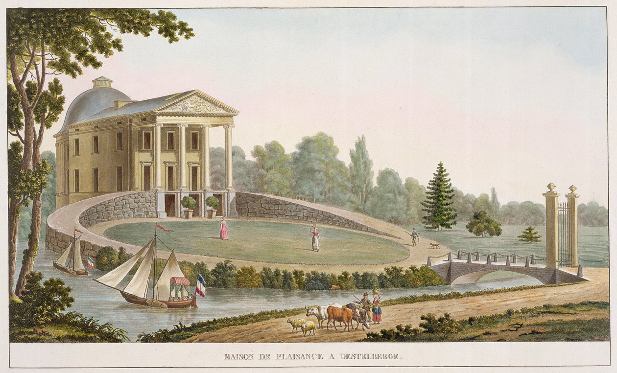 Maison de Plaisance at Destelberge by Pierre Jacques Goetghebuer