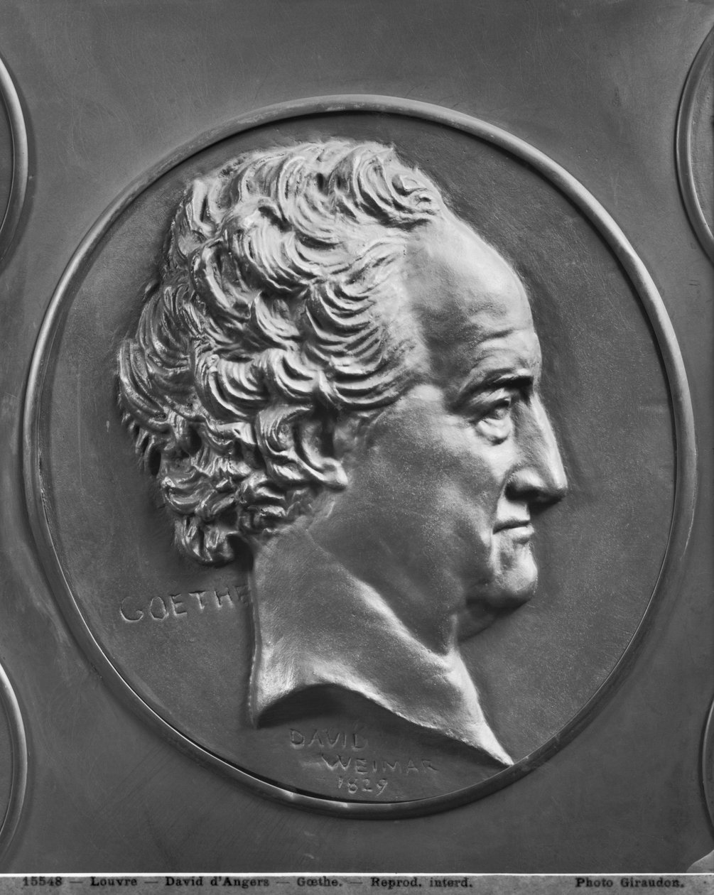 Johann Wolfgang von Goethe by Pierre Jean David d