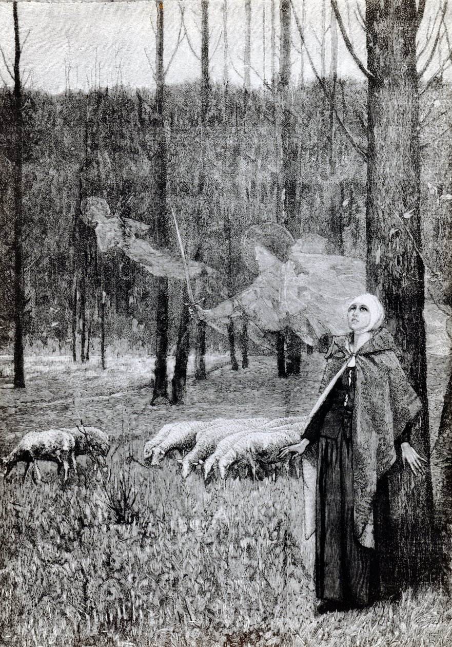 Joan of Arc Hears the Voices, 1895 by Pierre Lagarde