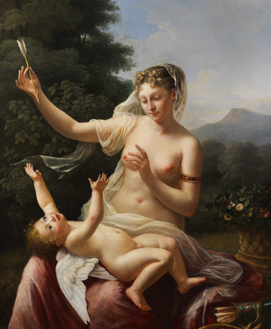 Venus and Cupid by Pierre Maximilien Delafontaine