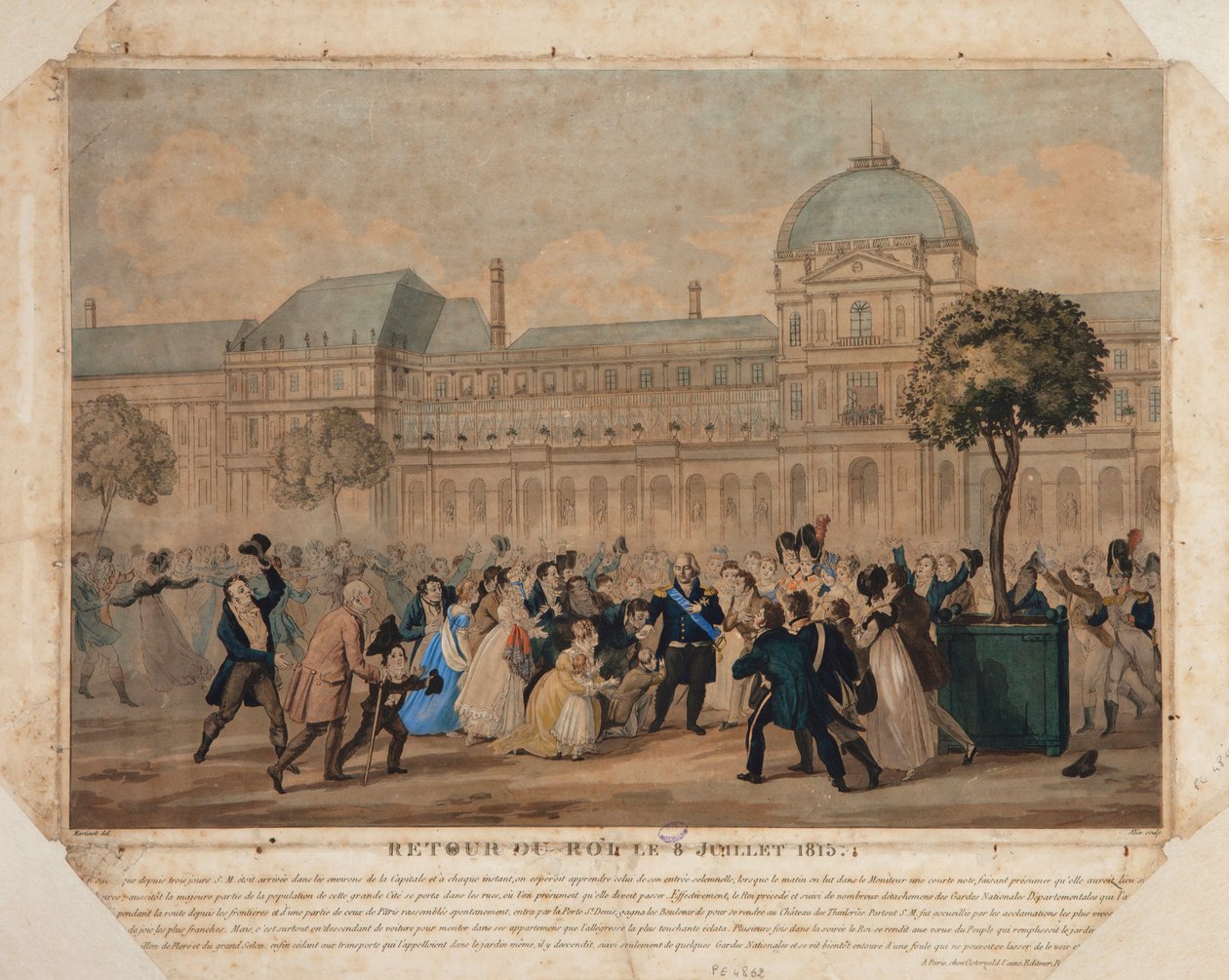 Return of the King, 8 July 1815, 1815 by Pierre Michel Alix