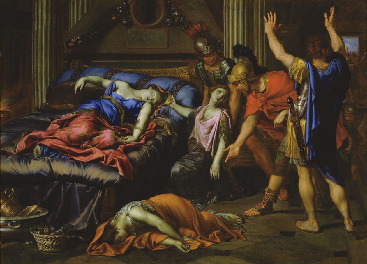 The Death of Cleopatra by Pierre Mignard