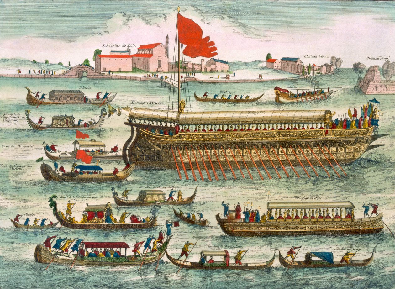 Types of Named Shipping of the Venetians, in the Lido, 1693 by Pierre Mortier