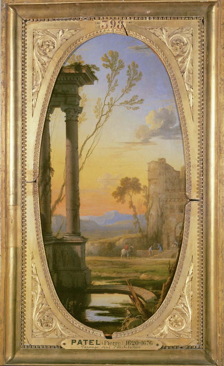 Paysage Composé, the Traveler by Pierre Patel