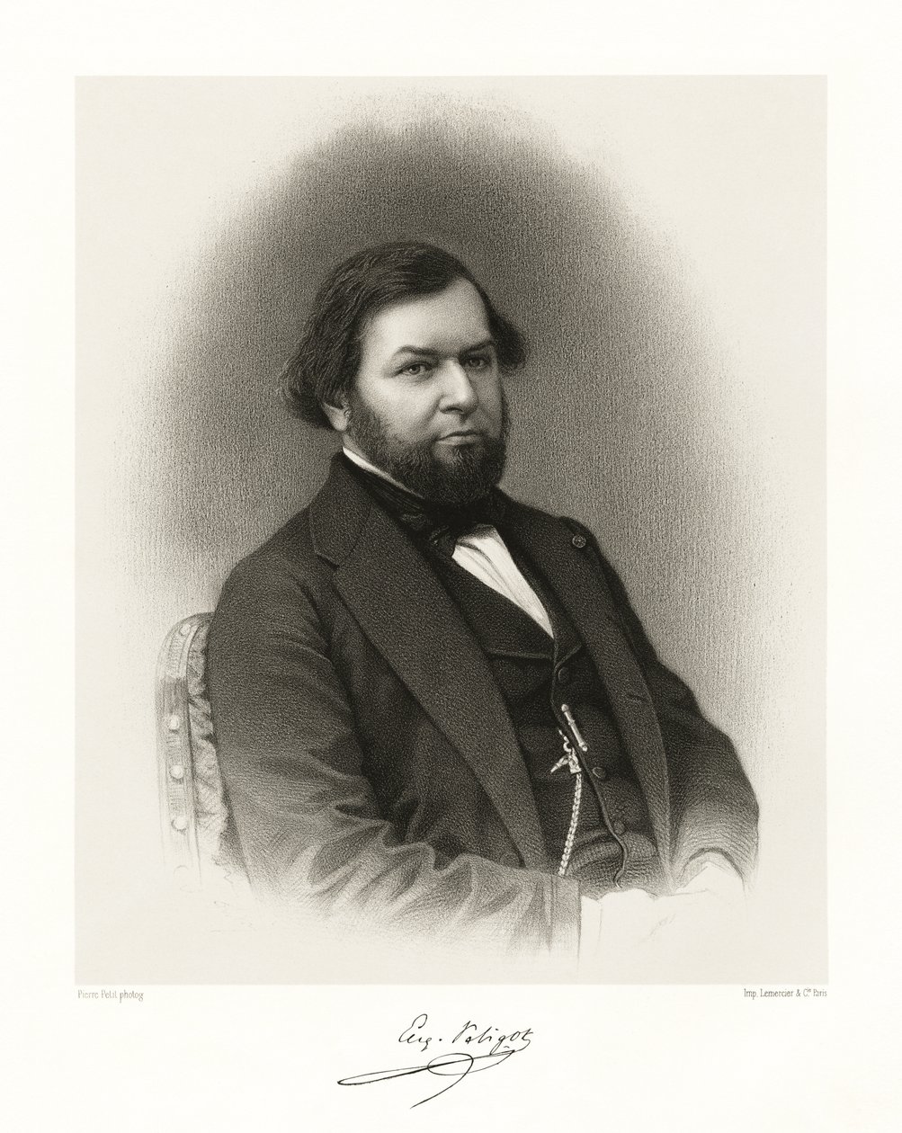 Eugène Melchior Peligot by Pierre Petit