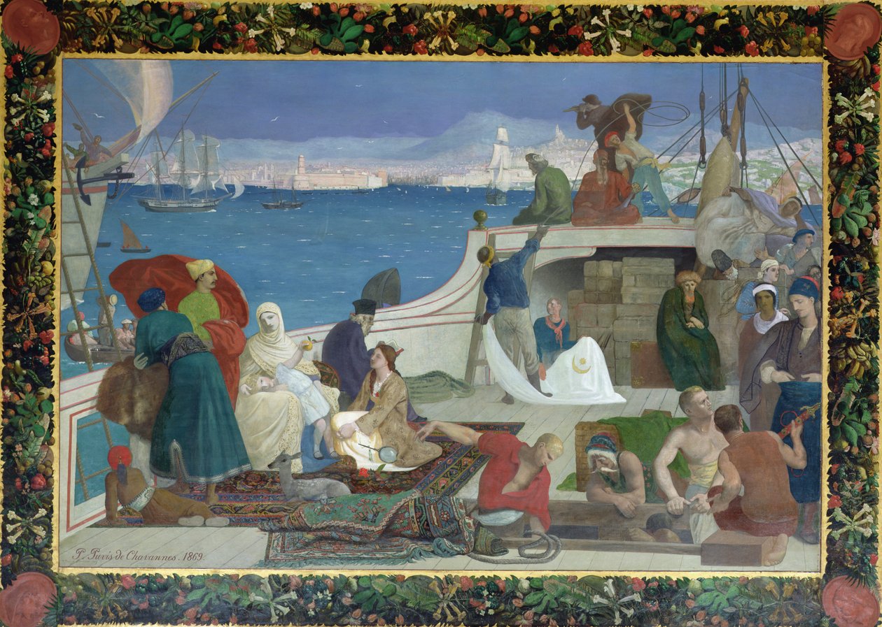 Marseilles, Gate to the Orient by Pierre Puvis de Chavannes