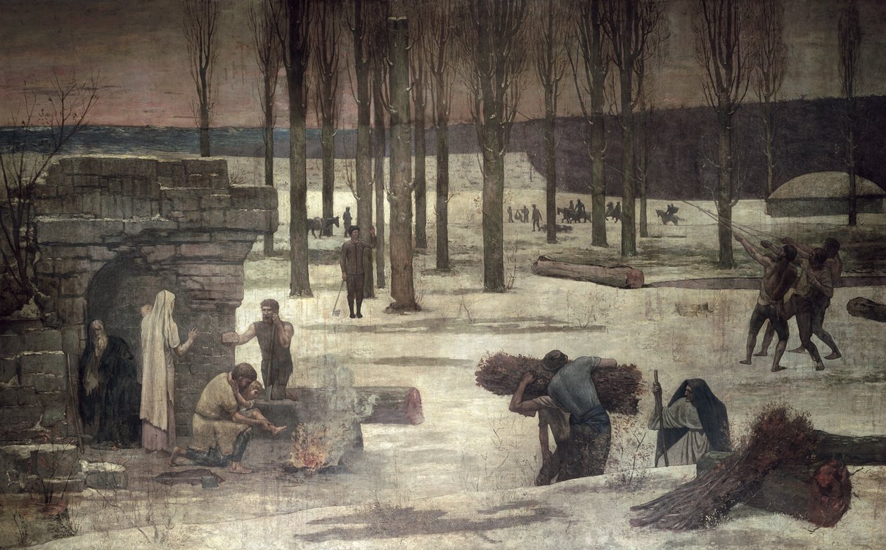 Winter, 1889-93 by Pierre Puvis de Chavannes